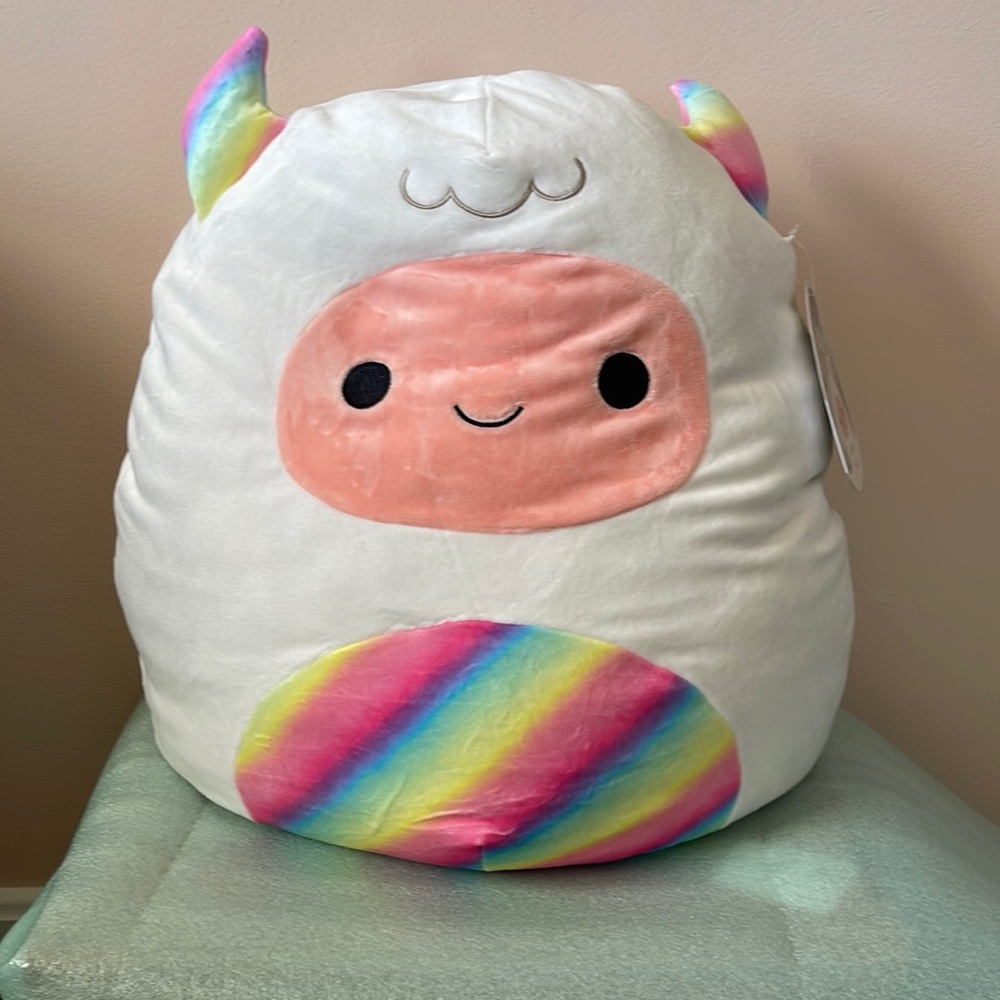 16 inch Christmas Yuri the Abominable Yeti squishmallow